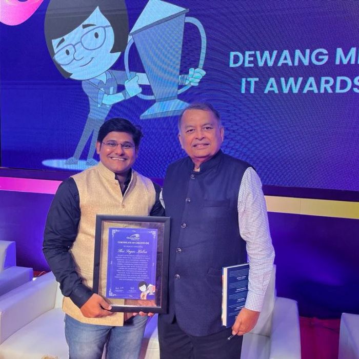 Sagar - On Getting Dewang Mehta Award
